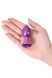 Toyfa Metal Purple Anal Strass, Amethyst Crystal, 7.2 cm, ø2.8 cm, 50 g