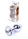 Анальная пробка - Boss Series - Jewellery Silver PLUG Clear S