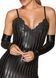 Noir Handmade F213 митенки из экокожи без пальцев, эластичные S SX0081 фото 2