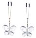 Nipple clips - Butterfly Clamps
