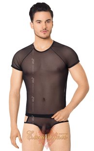 Мужской набор белья - Shirt and Shorts 4607 - black, M/L