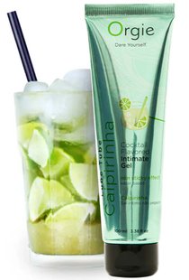 Съедобный лубрикант - Orgie Lube Tube Cocktail "Caipirinha", 100 мл