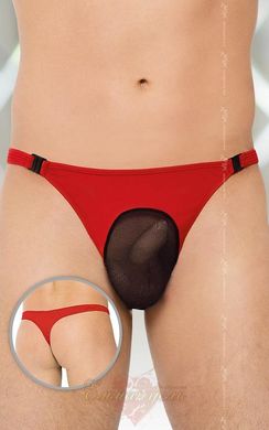 Men's pants - Thongs 4502, red M/L