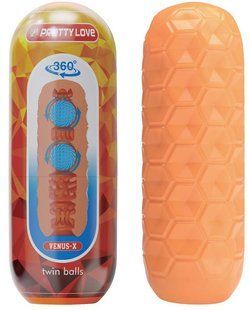 Masturbator - Pretty Love Venus-X Orange with dual stimulating balls 6603BM0422 &mdash; photos