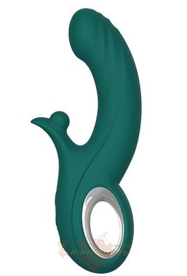 Rabbit Vibrator - Chisa Kissen Raider with frictions, green