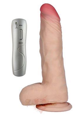 Realistic Vibrator Achilles LoveCloneX 8.2'' with Vibration, Suction Cup & Remote, 7 Modes, Cyber Skin 21-00009 &mdash; photos