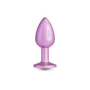 NS Novelties Rear Assets Iridescent Pink Small Silicone Anal Plug with Iridescent Finish SX4380 &mdash; photos