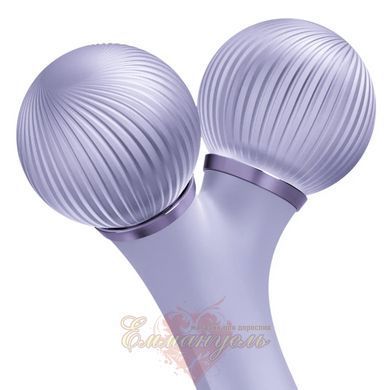 GESKE Sonic Facial Roller 4-in-1 Purple Electronic Ultrasonic Face Massager HB0178 &mdash; photos