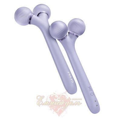 GESKE Sonic Facial Roller 4-in-1 Purple Electronic Ultrasonic Face Massager HB0178 &mdash; photos