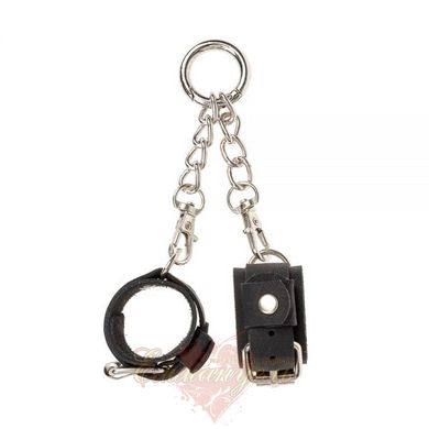 Keychain - Handcuffs, Smooth Black