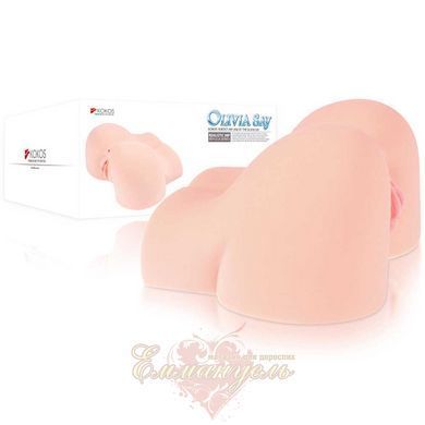 Kokos Olivia Say 2WayPlus Masturbator with Vibration and Massage &ndash; Realistic Female Pelvis, Dual Entry SO2556 &mdash; photos