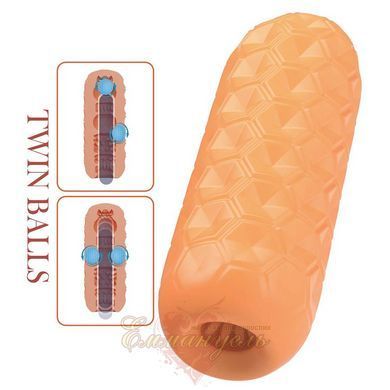 Masturbator - Pretty Love Venus-X Orange with dual stimulating balls 6603BM0422 &mdash; photos