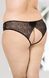 Women's Thong - String 2467 Plus Size, black XL 5591246714 - photos (2