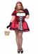 Erotic Little Red Riding Hood costume - Leg Avenue Gothic Red Riding Hood 1X–2X, dress, cape