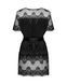 Obsessive Maderris Peignoir black, XS/S 411531 - photos (7