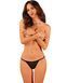 Transparent Lace Thong Obsessive Celia Noir XS/S  &ndash; Sexy Mesh Lingerie SO7868 - photos (5