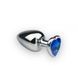 Butt plug - Silver Heart Sapphire, L 281222 &mdash; photos