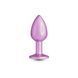NS Novelties Rear Assets Iridescent Pink Small Silicone Anal Plug with Iridescent Finish SX4380 - photos (1