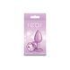 NS Novelties Rear Assets Iridescent Pink Small Silicone Anal Plug with Iridescent Finish SX4380 - photos (3
