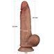 Фалоімітатор Sliding Skin Pro Dual Layer Silicone Dong 8.5" Flesh №1 6452LV417002 фото 11