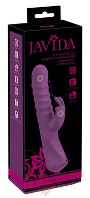 Hi-tech вибратор - JAVIDA 2 Function Rabbit Vibrator