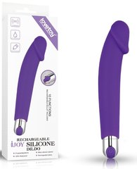 Вибратор - Rechargeable IJOY Silicone Dildo Purple