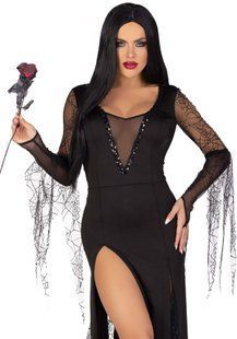 Костюм Мортиши Аддамс Leg Avenue sexy spooky morticia S SO9215 фото