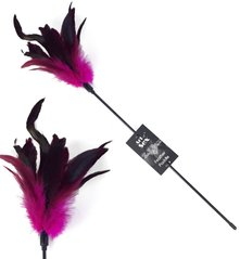 Щекоталка темно-розовая - Art of Sex Feather Paddle, перо молодого петуха