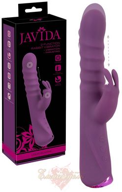 Hi-tech вибратор - JAVIDA 2 Function Rabbit Vibrator