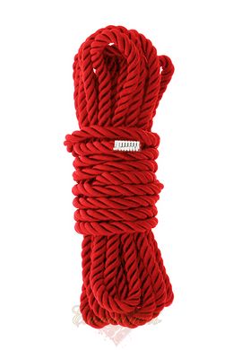 Веревка для бондажа - BLAZE DELUXE BONDAGE ROPE 5M RED