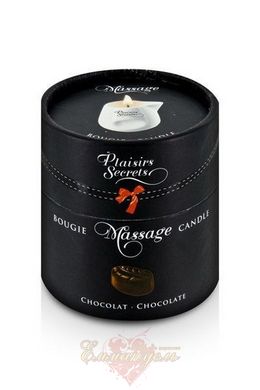 Массажная свеча - Plaisirs Secrets Chocolate, 80 мл