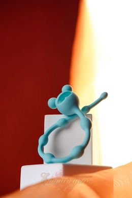 Анальная цепочка - ToDo By Toyfa Froggy, силикон, мятная, 27,4 см, ø 1,4 см