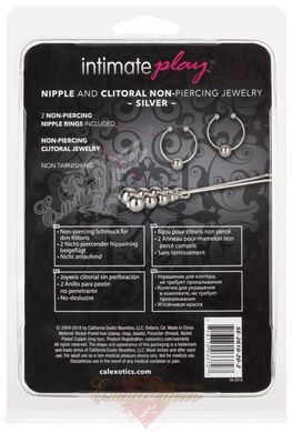 Украшения для сосков и клитора - Intimate Play™ Nipple and Clitoral Non-Piercing Body Jewelry - Silver
