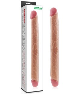 Двусторонний фаллоимитатор - 17" King Size Realistic Slim Ultra Double Dildo Flesh