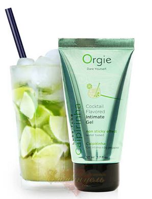 Съедобный лубрикант - Orgie Lube Tube Cocktail "Caipirinha", 50 мл