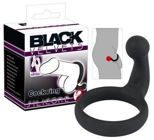 Эрекционное колцо - Black Velvets Cock RIng 61325238440000 фото