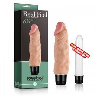 Realistic vibrator - Reel Feel Vibrator Flesh 6,5" 6452LVTOY022 &mdash; photos