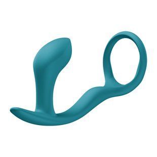 Fun Factory Bootie Ring Bottle Green Anal Plug with Cock Ring SX3690 &mdash; photos