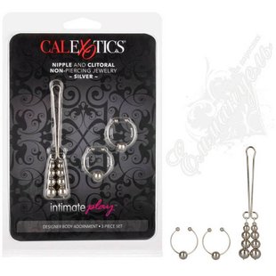 Украшения для сосков и клитора - Intimate Play™ Nipple and Clitoral Non-Piercing Body Jewelry - Silver