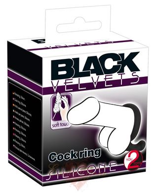 Erection ring - Black Velvets Cock RIng
