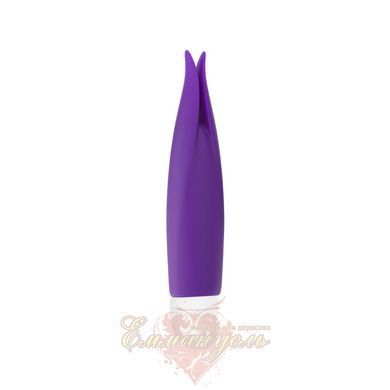Vibrator with petals - Fun Factory VOLITA, purple, compact, very quiet, battery-powered SX0949 &mdash; photos
