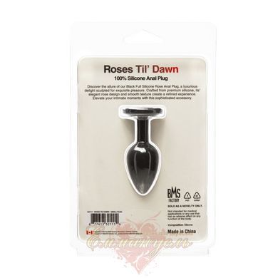 Анальная пробка BMS Roses Til&rsquo; Dawn silicone anal plug small SX3147 фото