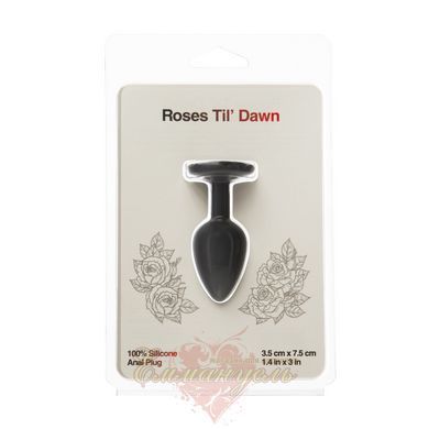 Анальная пробка BMS Roses Til&rsquo; Dawn silicone anal plug small SX3147 фото