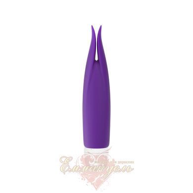 Vibrator with petals - Fun Factory VOLITA, purple, compact, very quiet, battery-powered SX0949 &mdash; photos