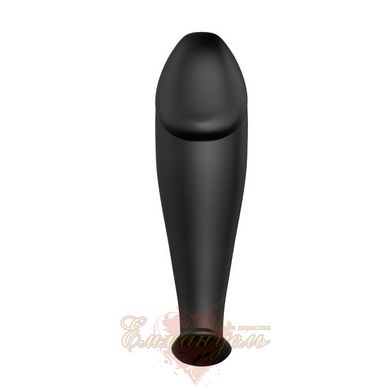 Анальная пробка - Pretty Love Anal Butt Plug Penis Shaped Black