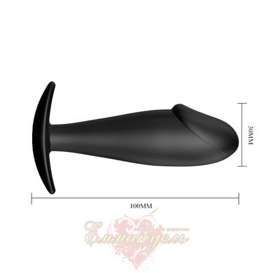 Butt plug - Pretty Love Anal Butt Plug Penis Shaped Black