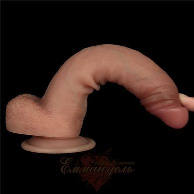 Dildo Sliding Skin Pro Dual Layer Silicone Dong 8.5" Flesh #2 6452LV417003 &mdash; photos