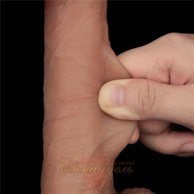 Dildo Sliding Skin Pro Dual Layer Silicone Dong 8.5" Flesh #2 6452LV417003 &mdash; photos