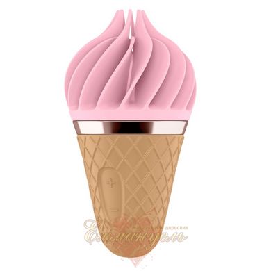 Мороженка спиннатор - Satisfyer Lay-On - Sweet Temptation Pink/Brown