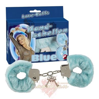 Handcuffs - Handschellen Love Cuffs, blue